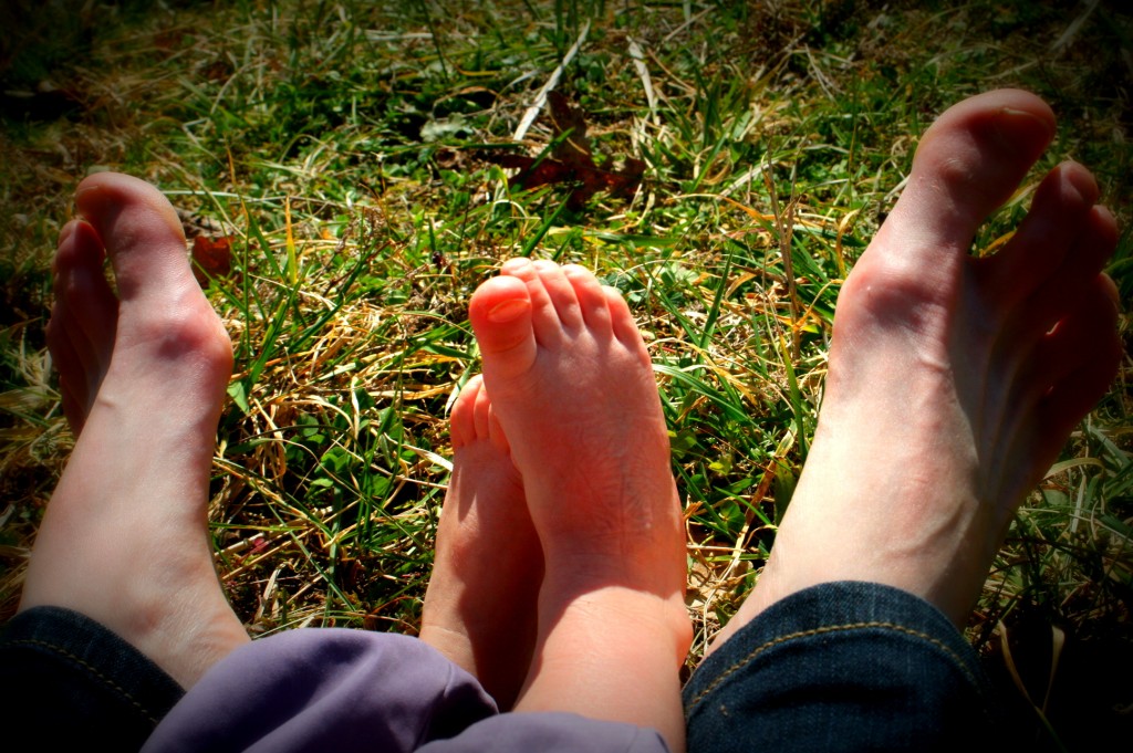 pieds nus en mars...