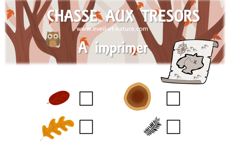 Chasse au trésor enfant: automne-hiver (à imprimer) – Eveil et Nature